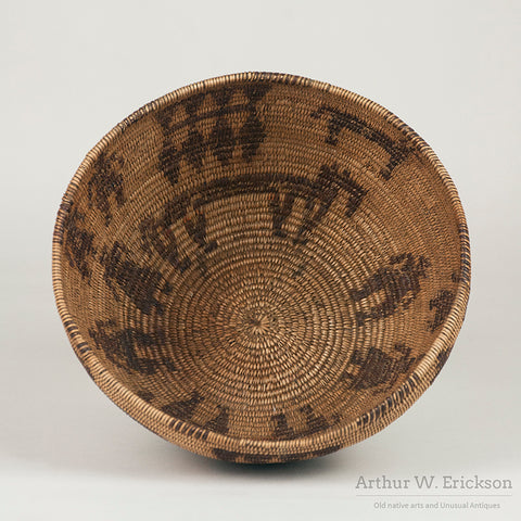 Figural Maidu Basket