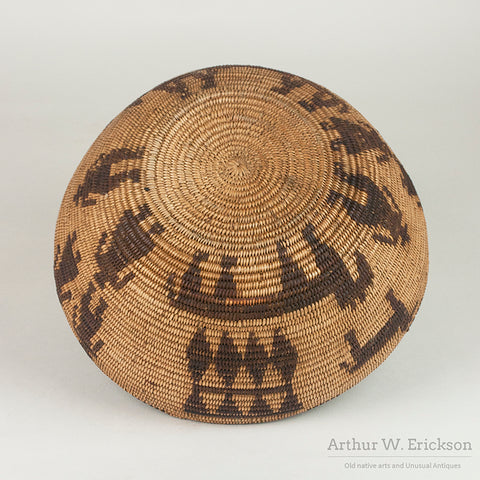 Figural Maidu Basket