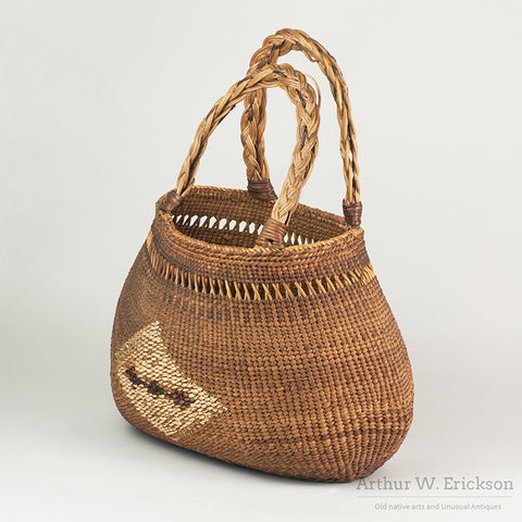 Unusual Siletz Basket