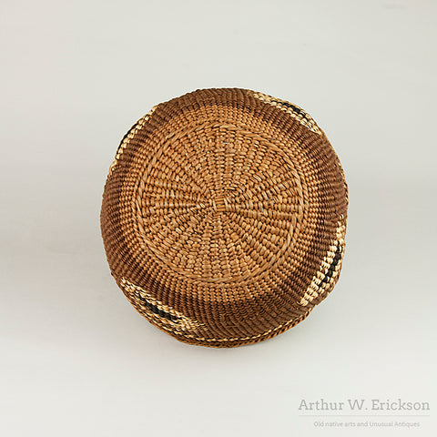Siletz Basket with Double Braided Handle
