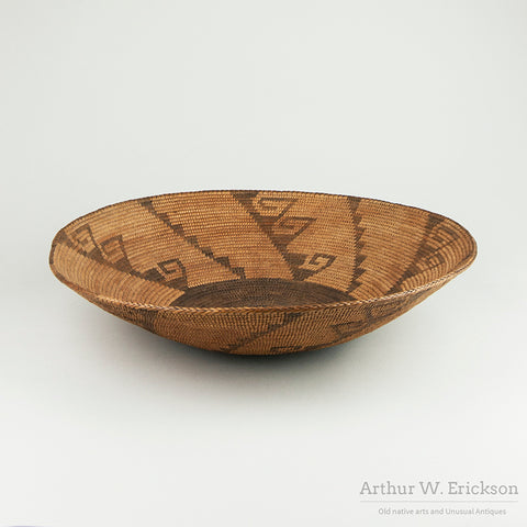 Old Tohono O'odham (Papago) Basketry Plate