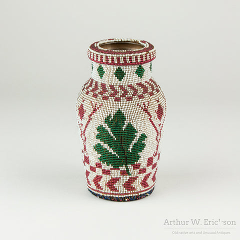 An Exceptional Beaded Bottle