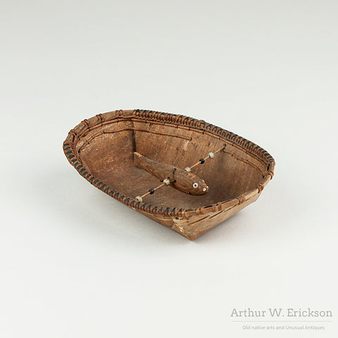 Athabascan Basket with Fish Curiosity