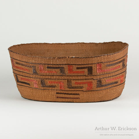 Large Tlingit Oval Basket