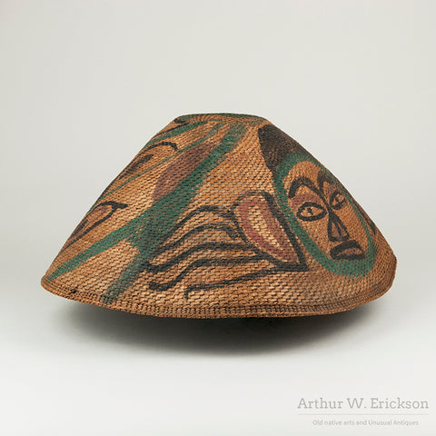 Nuu-Chah-Nulth (Nootka) Painted Hat