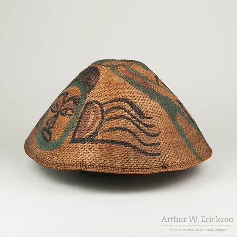 Nuu-Chah-Nulth (Nootka) Painted Hat