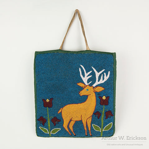 Large Plateau Bag With Standing Elk