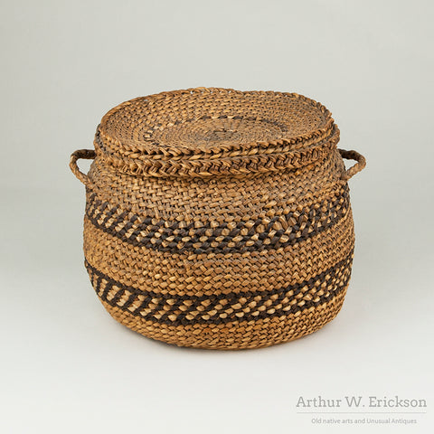 Grand Ronde Lidded Basket