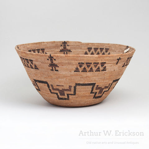 Large Yokut Bowl with Figures