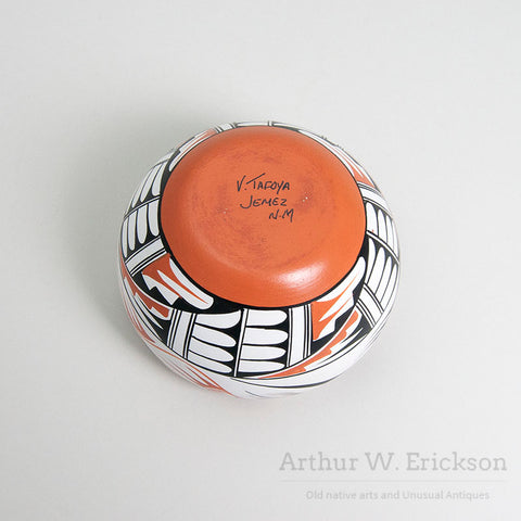 Artful Pottery Jar by Jemez Potter Vangie Tafoya