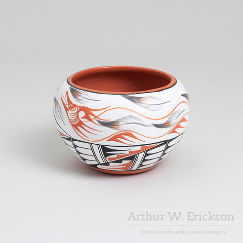 Artful Pottery Jar by Jemez Potter Vangie Tafoya