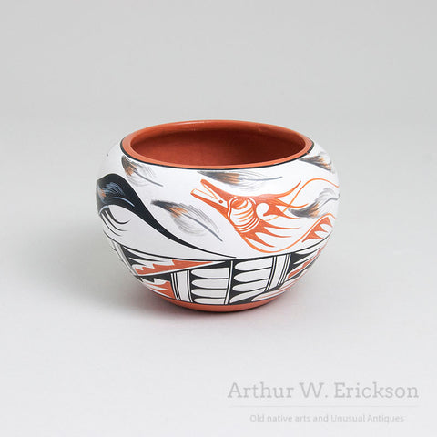 Artful Pottery Jar by Jemez Potter Vangie Tafoya