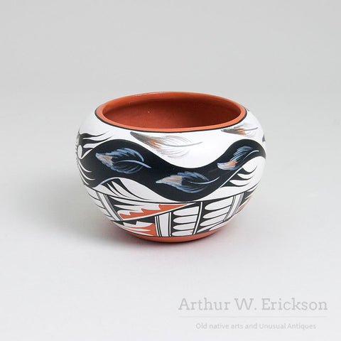 Artful Pottery Jar by Jemez Potter Vangie Tafoya