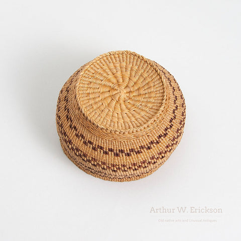 Small Well Woven Klamath Basket