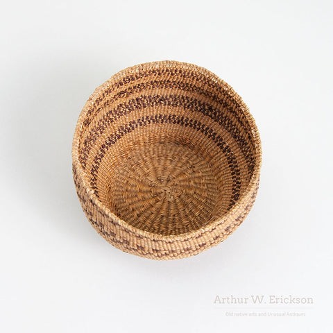 Small Well Woven Klamath Basket