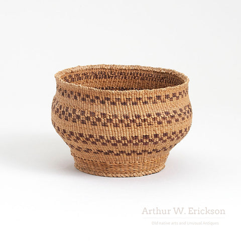Small Well Woven Klamath Basket