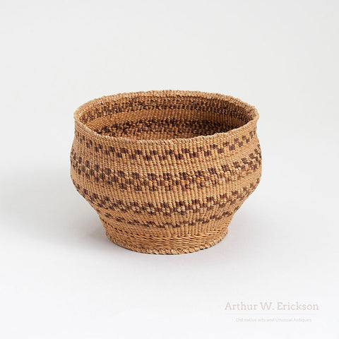 Small Well Woven Klamath Basket