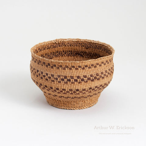 Small Well Woven Klamath Basket
