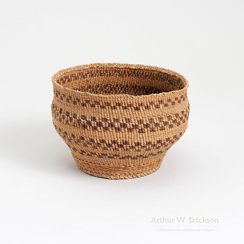 Small Well Woven Klamath Basket