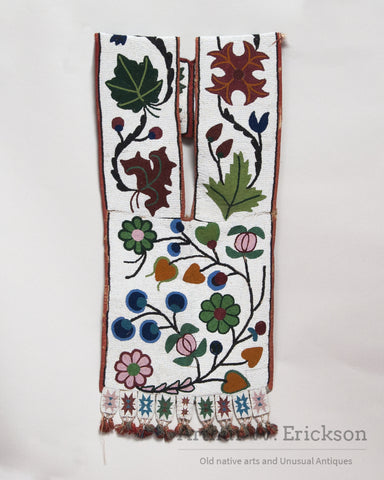 Ojibwa Beaded Bandolier Bag