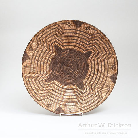 Pima Basket Tray with Rippling Design