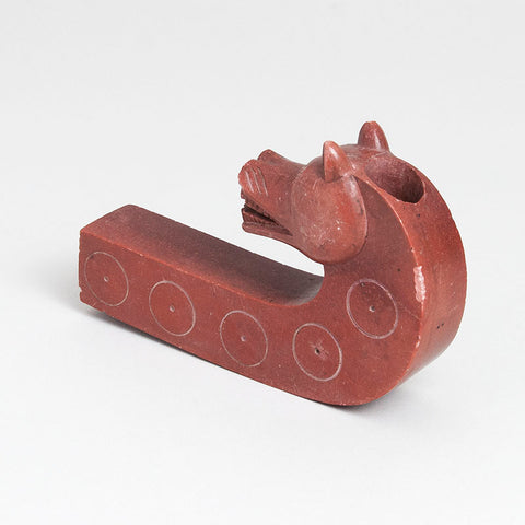 Plains Figural Pipestone Pipe