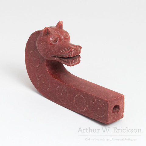 Plains Figural Pipestone Pipe