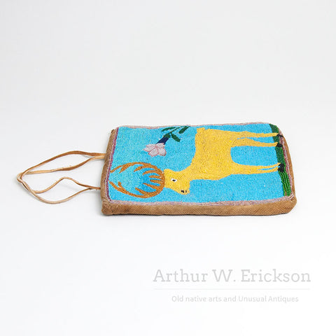 Folky Plateau Beaded Elk Bag