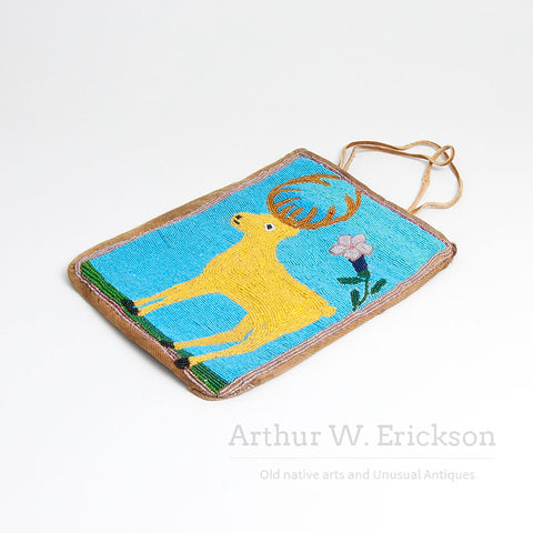 Folky Plateau Beaded Elk Bag