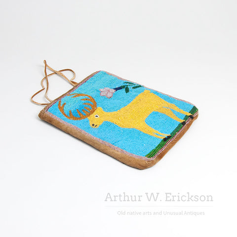 Folky Plateau Beaded Elk Bag