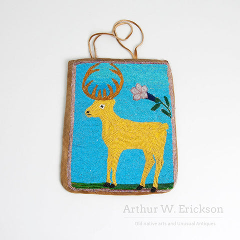 Folky Plateau Beaded Elk Bag