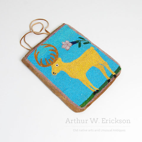 Folky Plateau Beaded Elk Bag