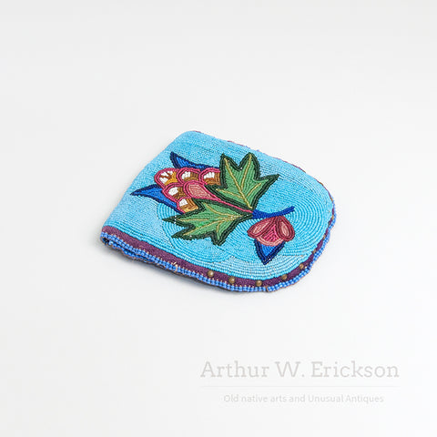 Small Plateau Beaded Belt Pouch