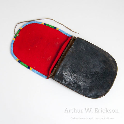 Plateau Man's Belt Pouch with Elk and Eagle