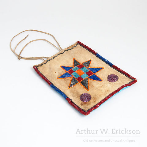 Plateau Beaded Double Sided Flat bag
