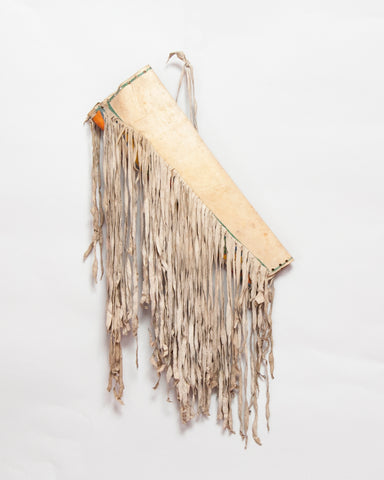 Pair of Early 20th C Plateau Parfleche Bonnet Cases