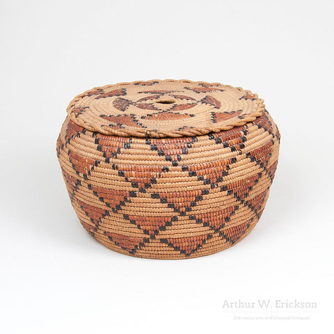 Large and Beautiful Canadian Salish Basket