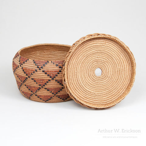 Large and Beautiful Canadian Salish Basket
