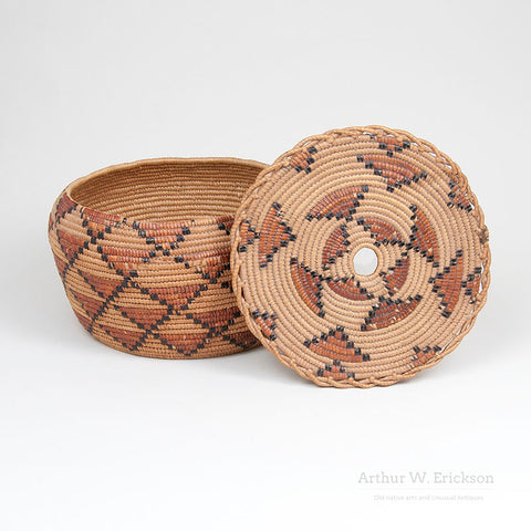 Large and Beautiful Canadian Salish Basket
