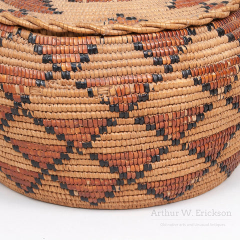 Large and Beautiful Canadian Salish Basket