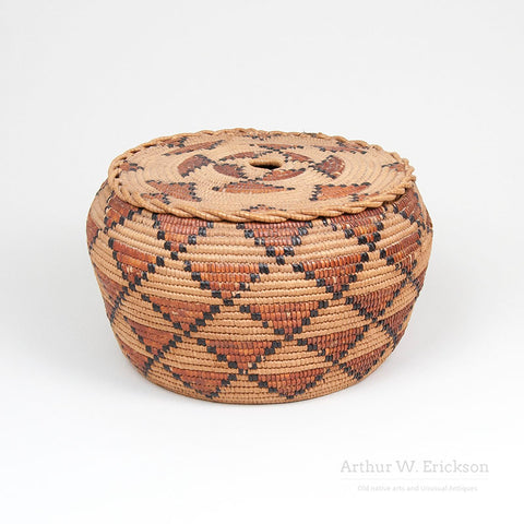 Large and Beautiful Canadian Salish Basket