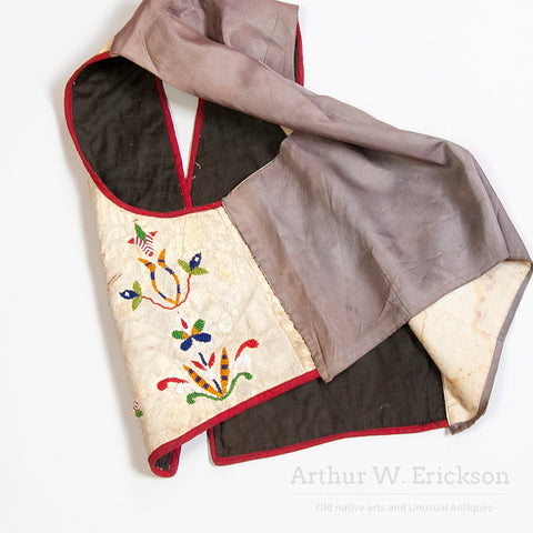 Santee Sioux Beaded Vest with Elk Head