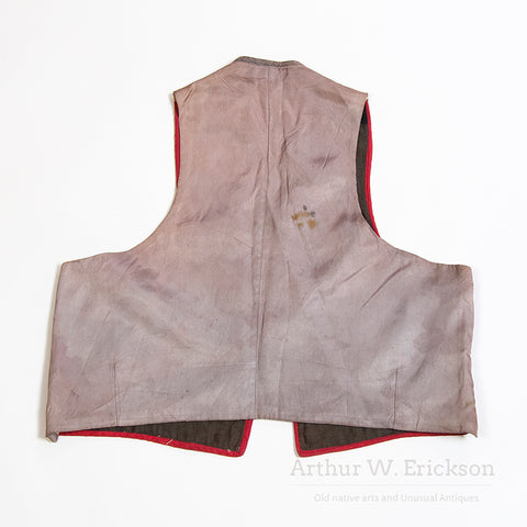 Santee Sioux Beaded Vest with Elk Head