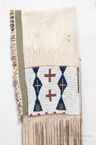 Early 20th Century Sioux Beaded Saddle Drop