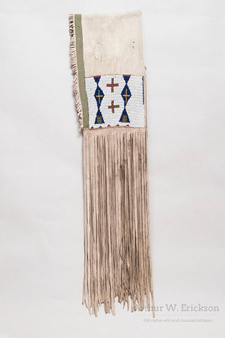 Early 20th Century Sioux Beaded Saddle Drop