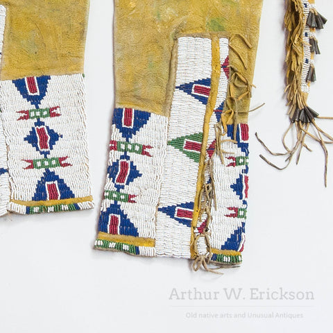 1890s Sioux Womens Beaded Leggings