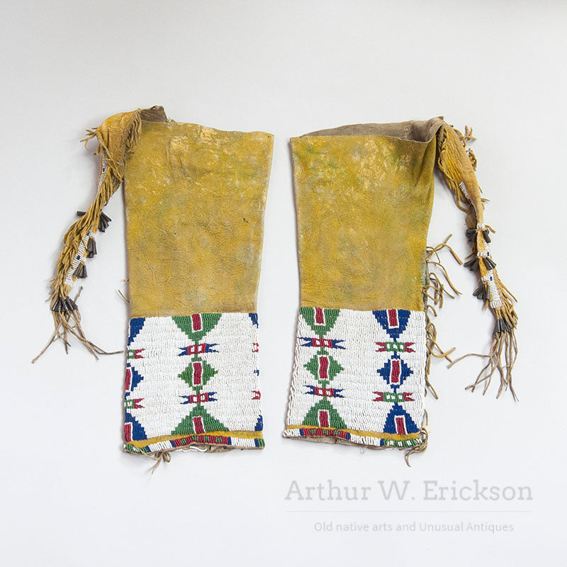 1890s Sioux Womens Beaded Leggings