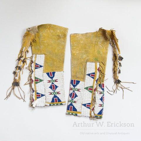 1890s Sioux Womens Beaded Leggings