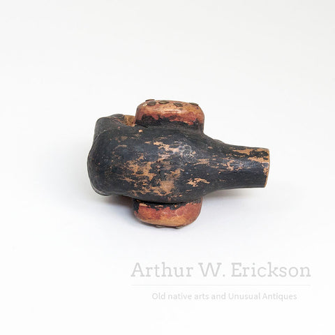 Tlingit Wooden Eagle Claw Pipe