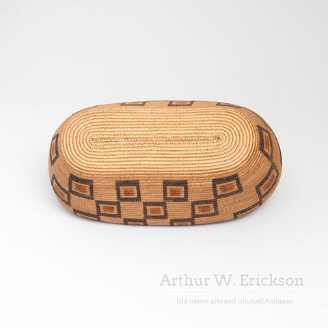 Beautiful Panamint Oval Basket